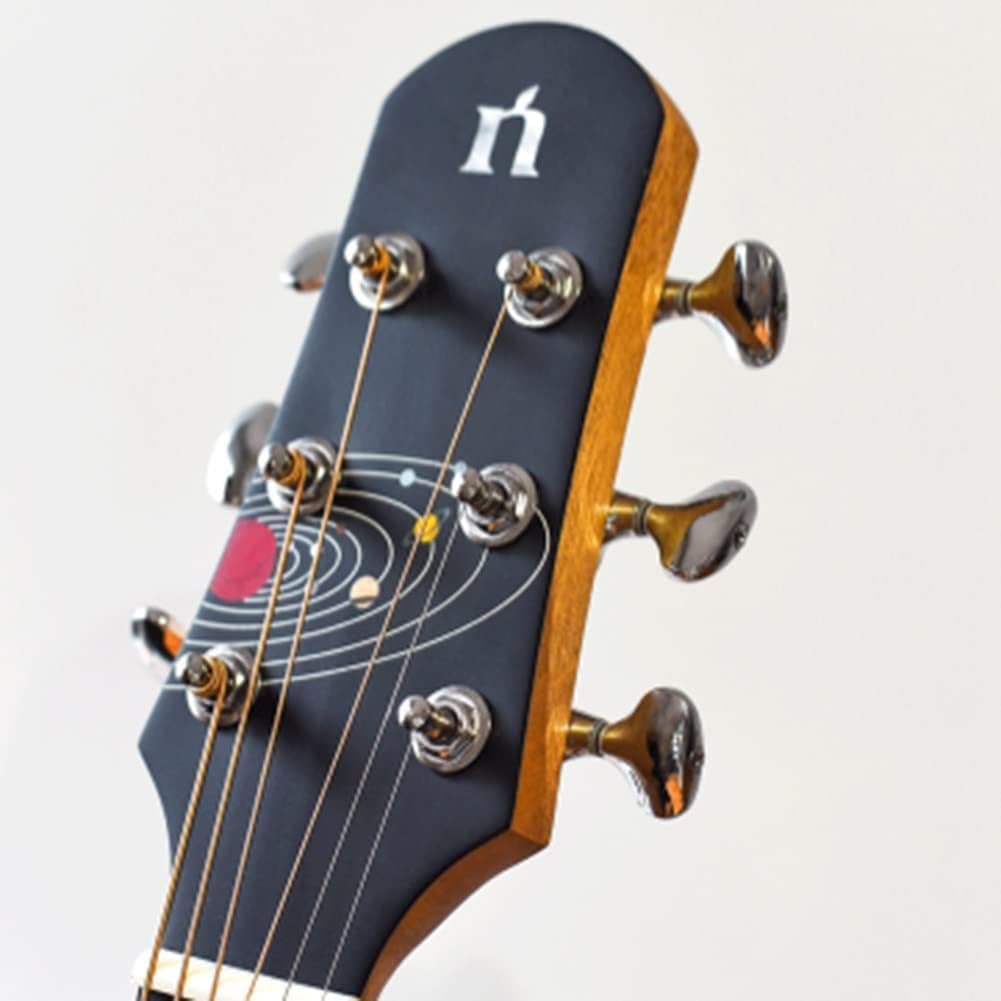 Guitar for Beginners, Precise Intonation Adjustment, More Balanced Tone, Smooth Playing, Hard and Non-deformable(Size:36 inches,Color:Black)