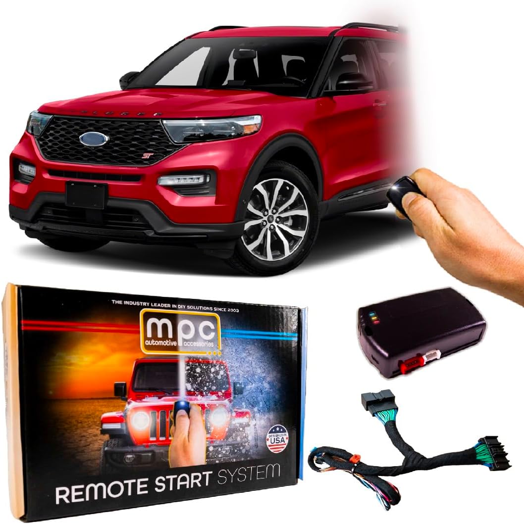 MPC Remote Starter Kit Compatible with Ford Explorer 2020-2024 || Plug and Play || Lock 3X to Start || Push to Start Only || USA Tech Support