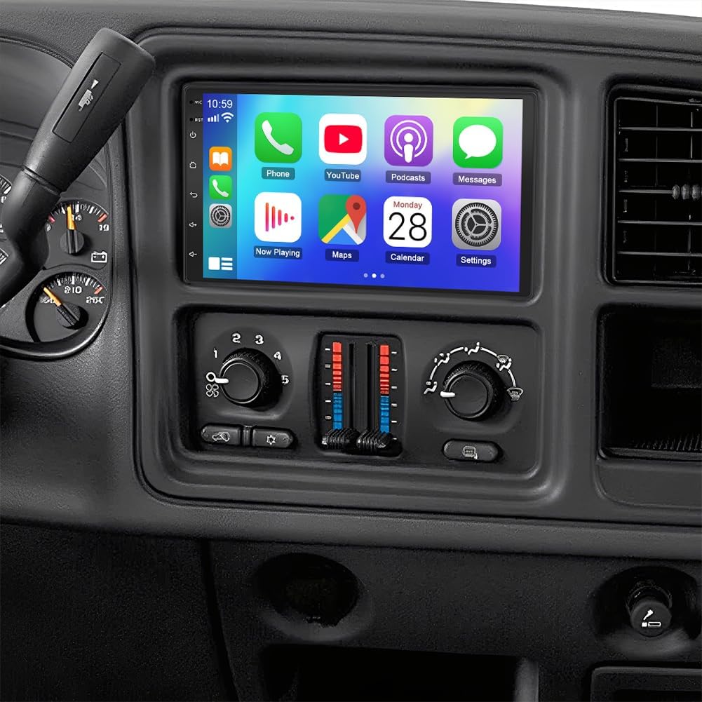 Android 13 Double Din Car Stereo Radio for 2003-2004 GMC Sonoma 7