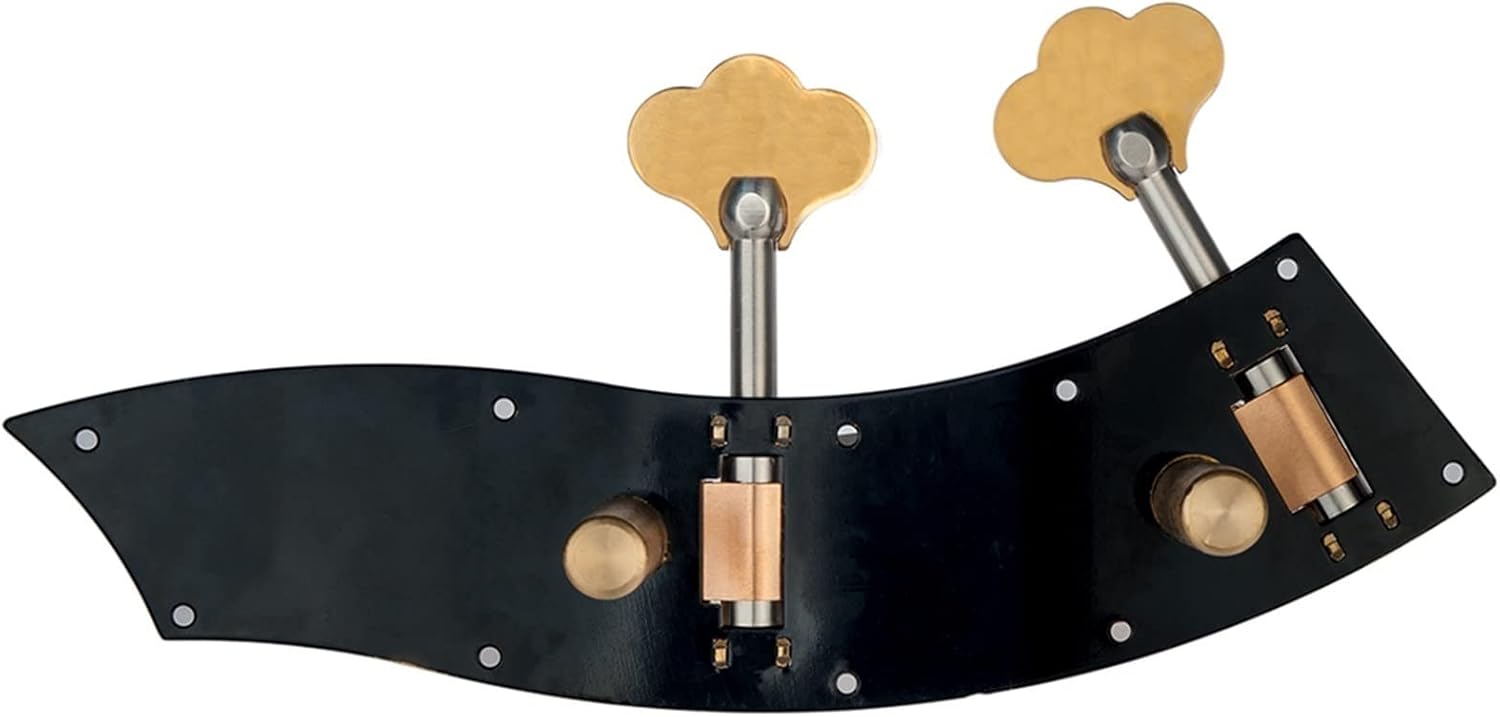 Violin Accessories kit Tuning Pegs Keys W/Carving Flower for Upright Double Bass Parts 1/2 Or 1/4 Contrabass Use