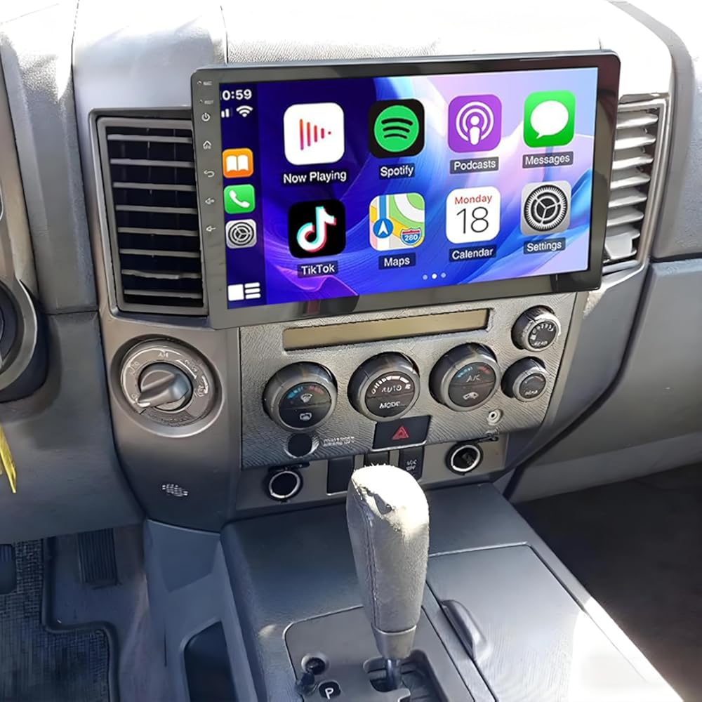 Android 13 Double Din Car Stereo Upgrade Radio for Nissan Armada 2006-2007, 10.1