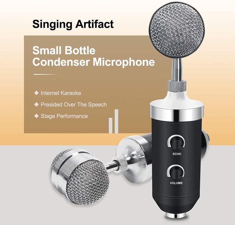 Microphone, Multipurpose Karaoke - Plug&Play Studio Microphone, for Streaming, Podcast, Studio Recording and Games