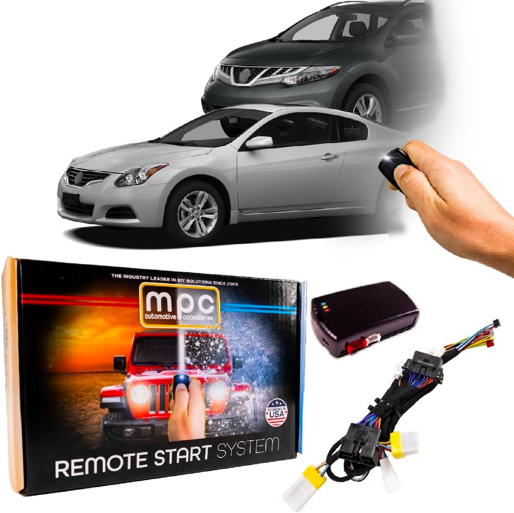 MPC Remote Start Kit Compatible with Nissan Murano & Maxima 2009-2014 | Altima 2009-12 | Uses OEM Fobs | Semi Plug-n-Play | Gas Only