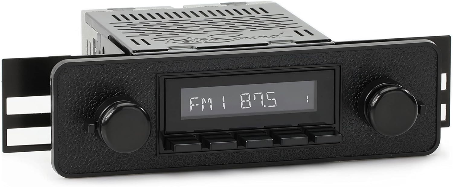 RetroRadio Compatible with 1978-83 Renault Le Car with DIN Kit Features Include Bluetooth, AUX, AM/FM LAB-M1-402-40-90R