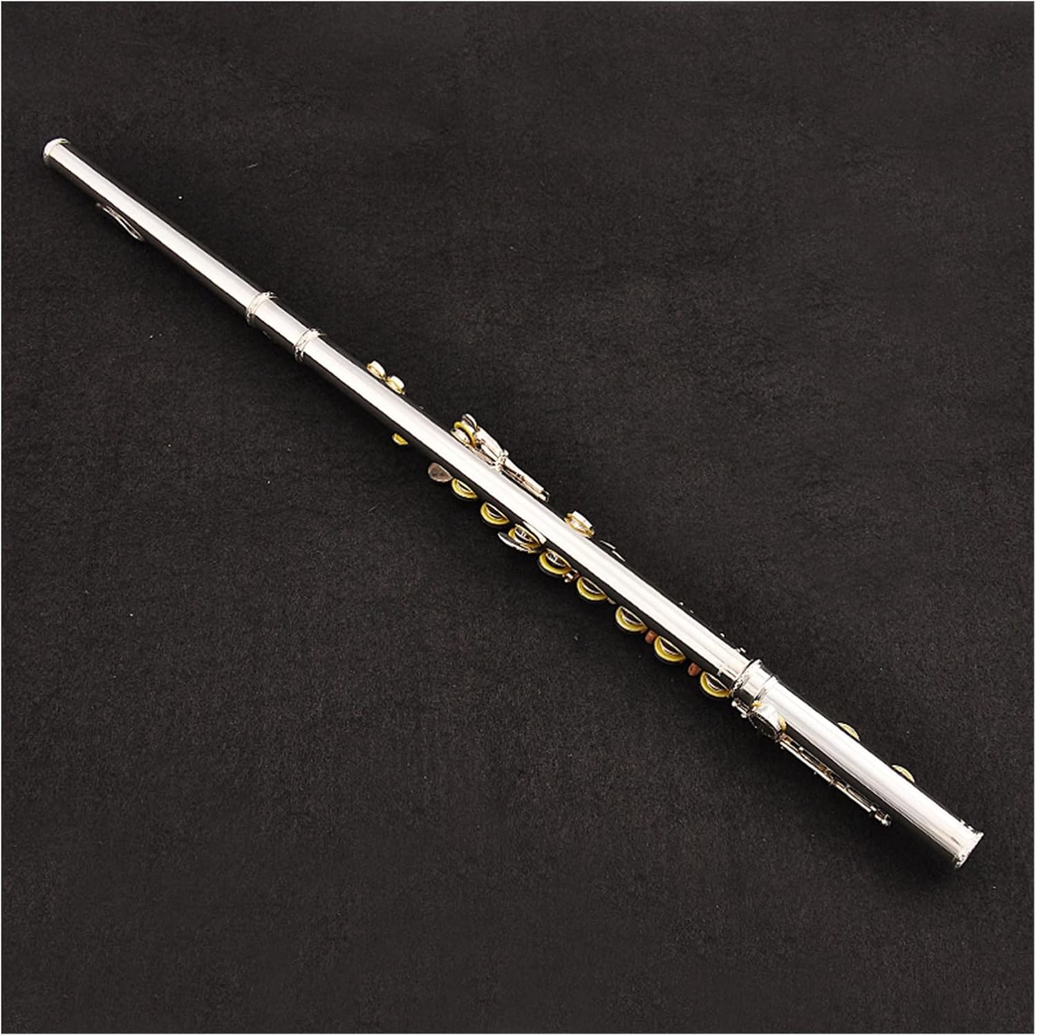 TSTS Flutes Musical Instrument Flute Musical Instrument 16 Open and Closed Holes Dual-Purpose Flute French Silver-Plated Carved Wind Instrument