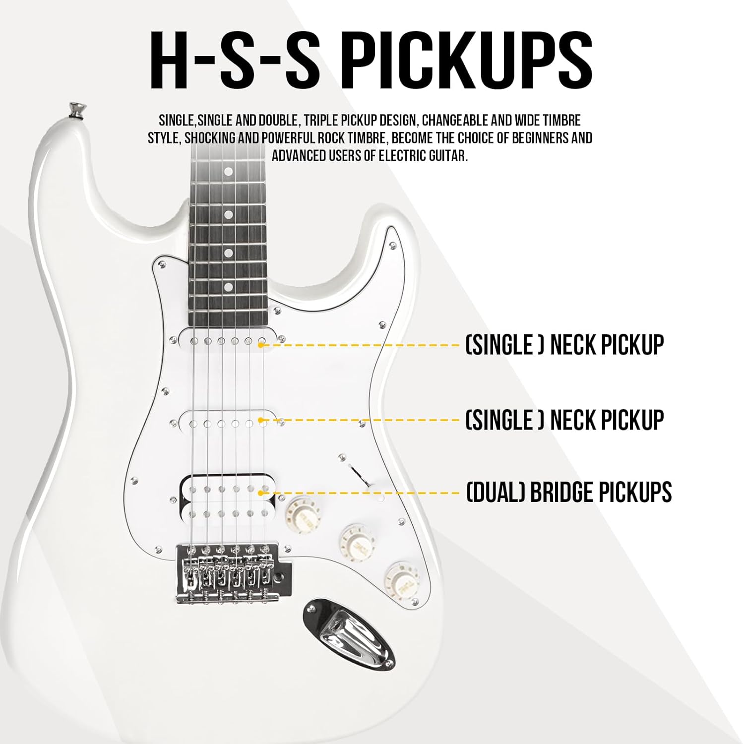 Soulmate Electric Guitar Kit for Beginners, 39