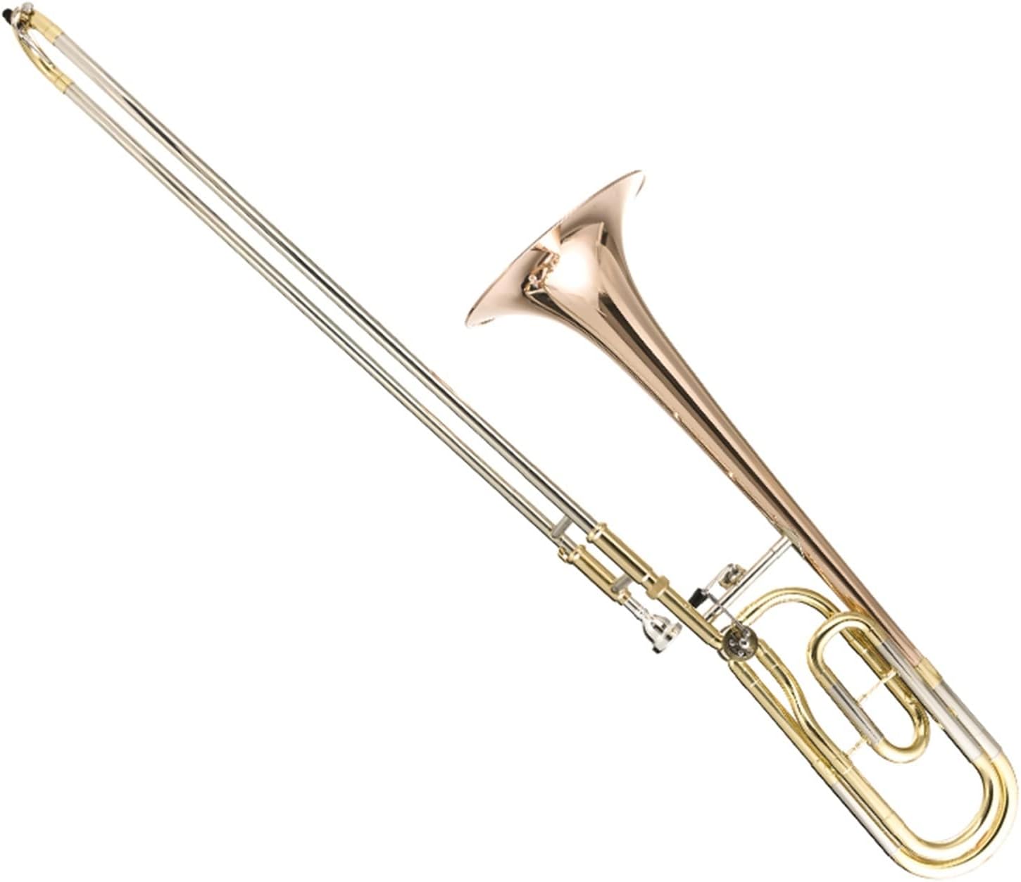 TSTS Bb-F# Tune Tenor Slide Trombone Phosphorus Copper Gold Lacquer Musical Instrument Beginner Trombone