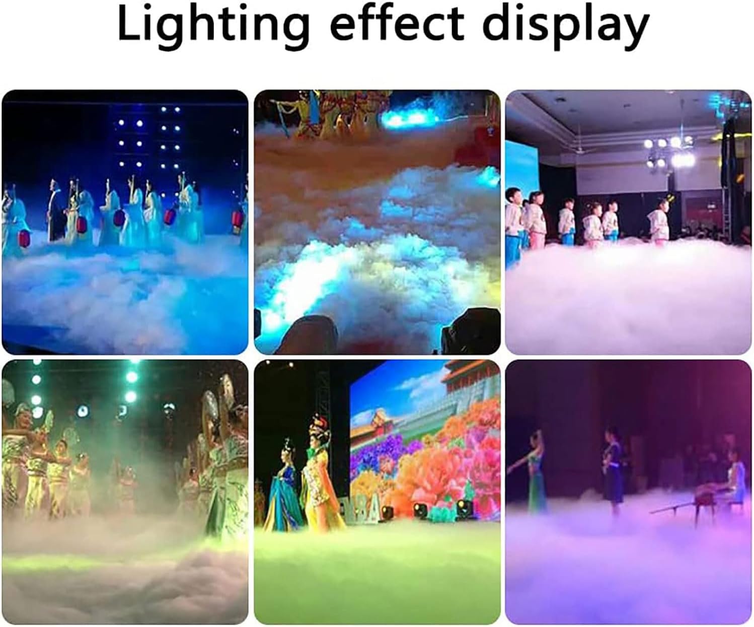 Stage Fog Machine, 600W Dual Mist Hazer with DMX512 Control, No Preheating Required, Fan Angle Adjustable, 3L Oil Drum Capacity Smoke Machine for Stage Wedding Party Club