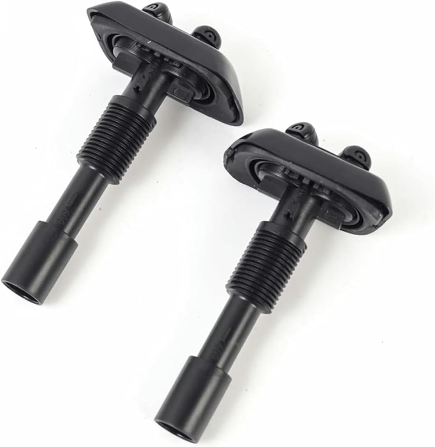Car Headlight Washer Nozzle 2Pcs Car Headlight Washer Nozzle Head Light Cleaning Jet Pump Water Sprayer OEM No. 61678370559 61678370560
