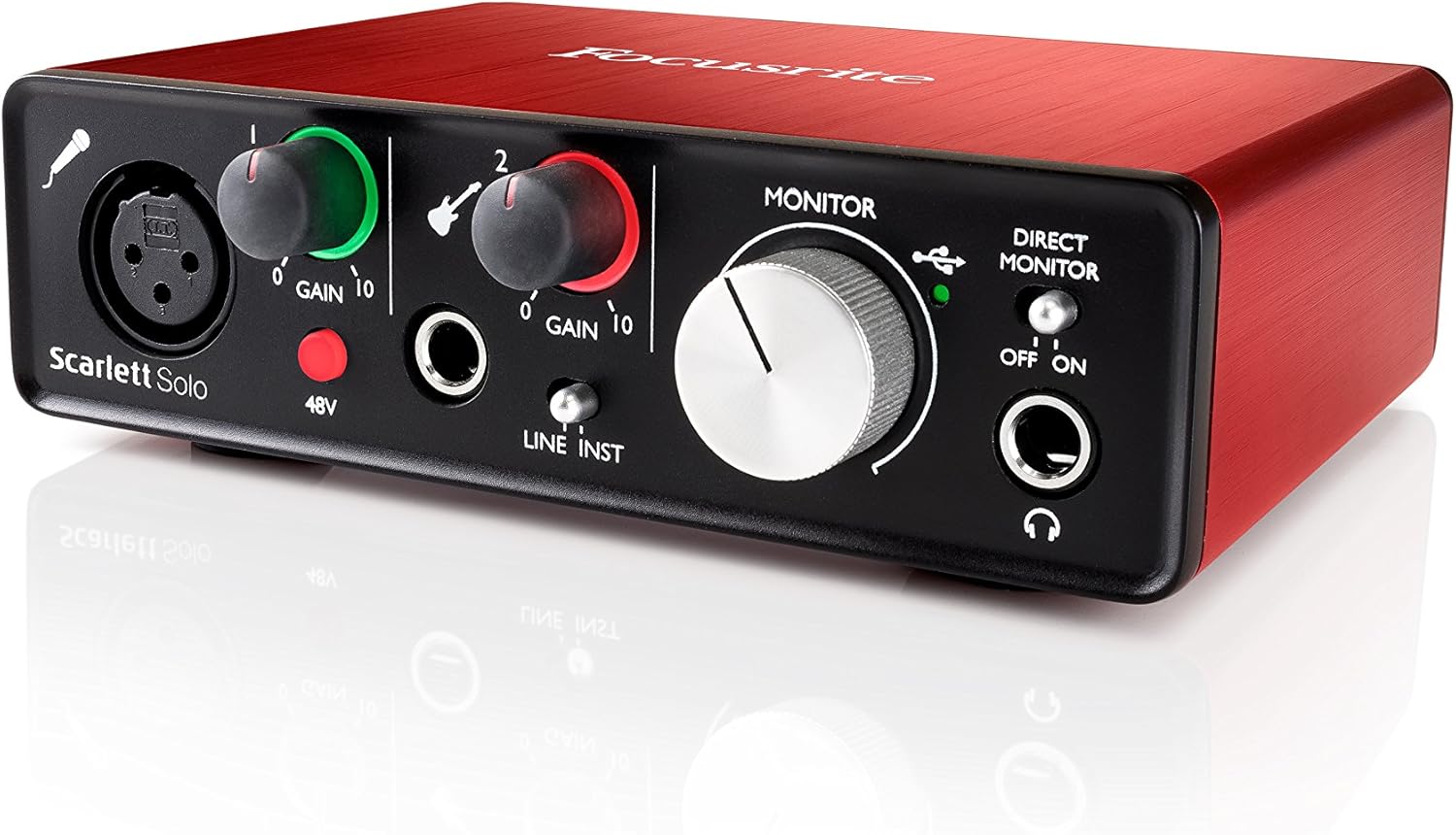 Focusrite Scarlett Solo (2nd Gen) USB Audio Interface with Pro Tools | First