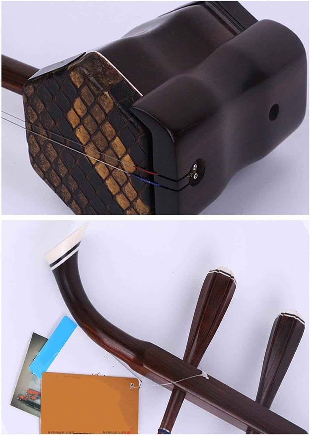 ZUZU 2-String Violin Old Mahogany Hexagonal Erhu Erhu National Musical Instrument Stringed Musical Instrument Beginners Erhu