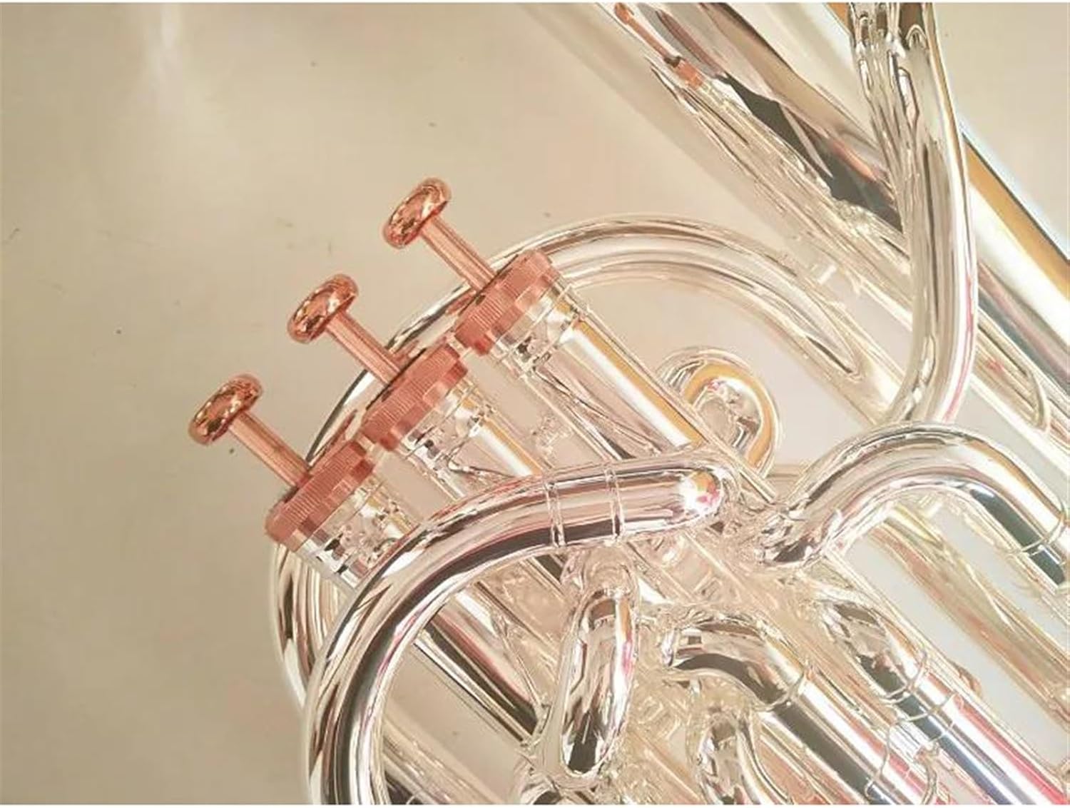 Beginner euphonium Euphonium Horn Bb Key 3+1 Piston Compensating Silver Plated With Nylon Case And Mouthpiece Instruments