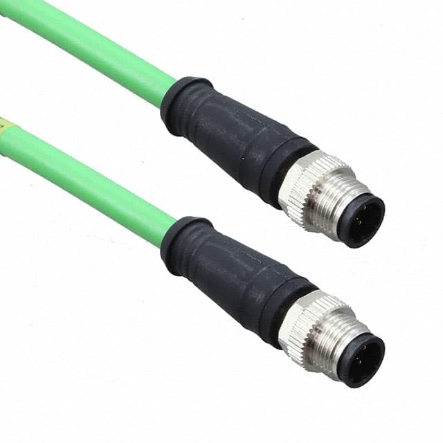 Woodhead/Molex, E11A06012M035, Cables MIC 4P M/MP ST/ST D-Coded 3.5M (1 Item/s)