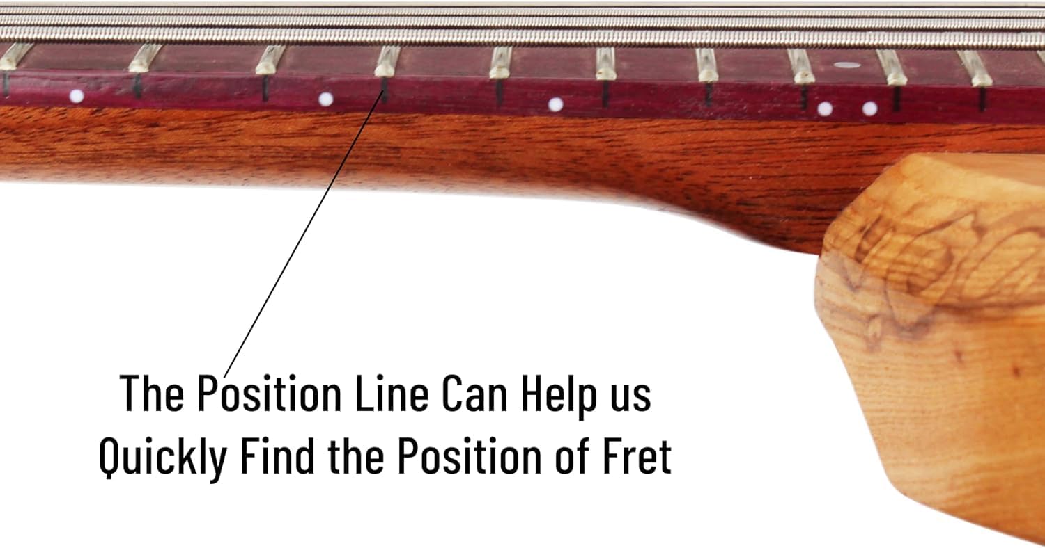 Batking Mini Electric Bass Guitar, Travel Ubass 4 Strings, Fretted Ukelele Bass with Gig bag & Wrench