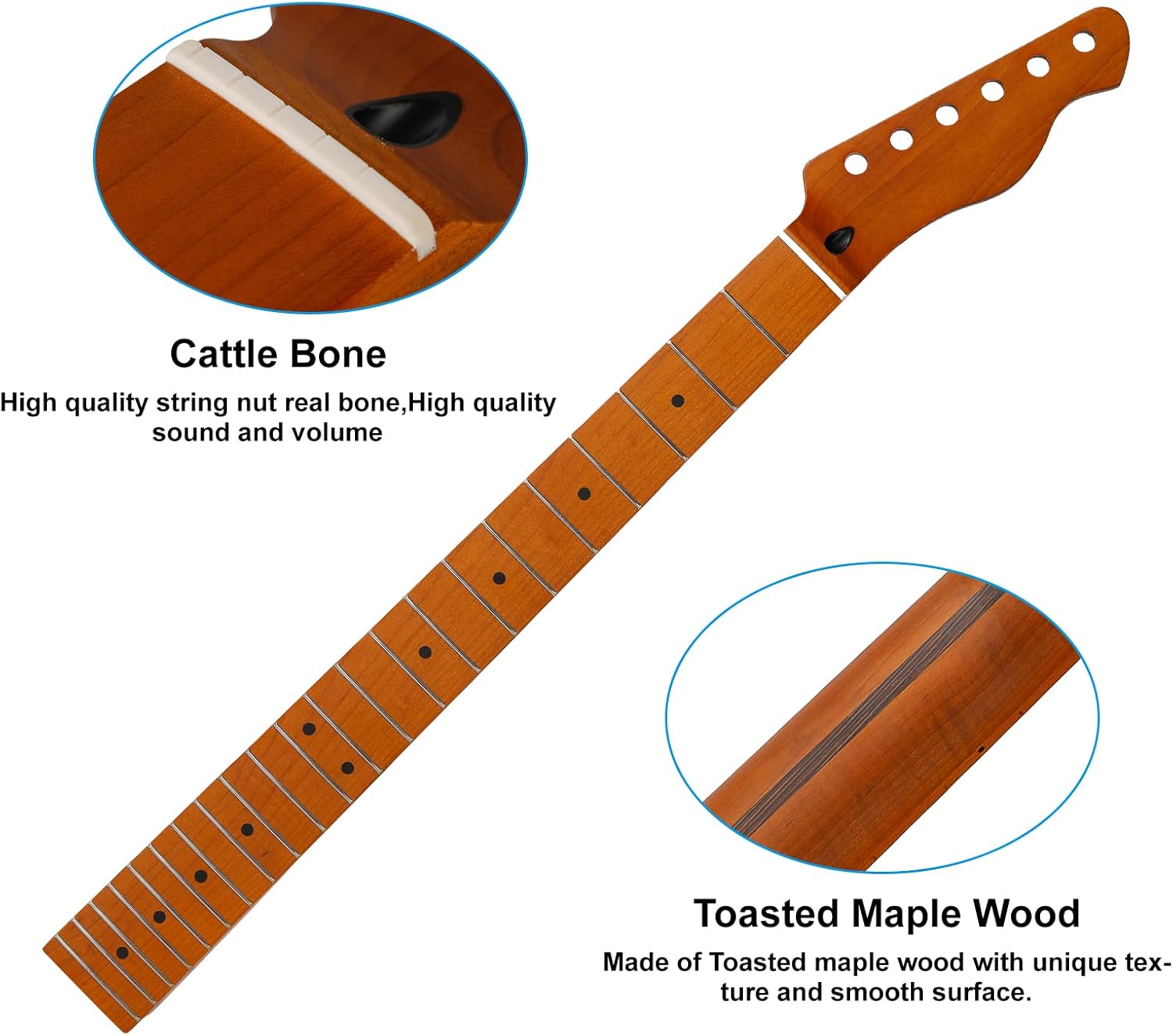 22fret Yellowish Matte 9.5