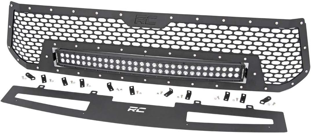 Rough Country Mesh LED Grille Insert for 2014-2017 Tundra | Black Series - 70226