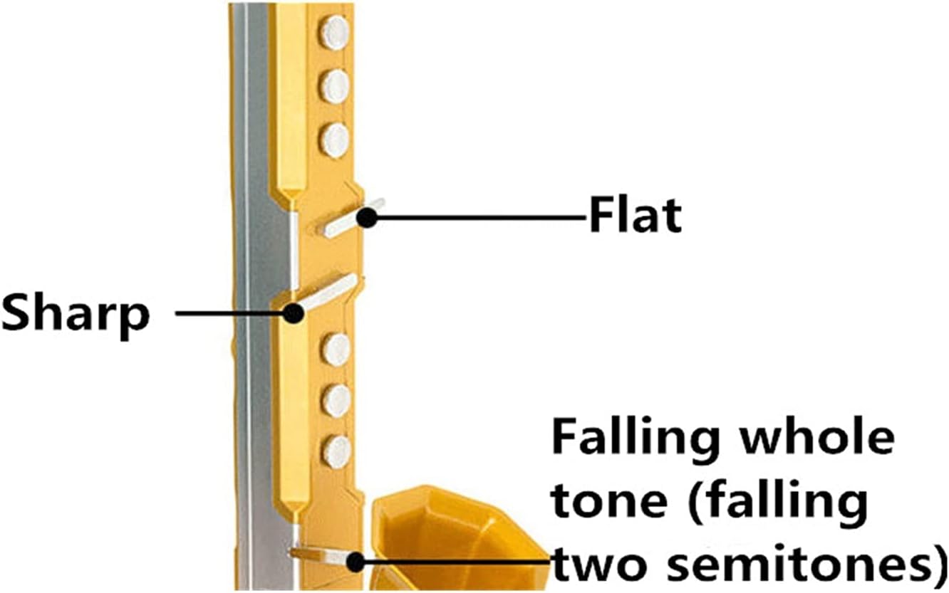 Sax Beginners Kit Digital Saxophone Electronic Saxophone is Suitable for Self-Study Entertainment Leisure and Playing Musical Instruments Wind Instrument (Color : Yellow 3)