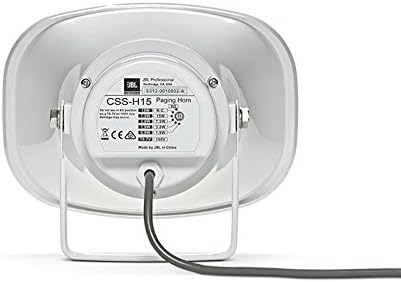 JBL Professional CSS-H15 Weather-Resistant 15-Watt Paging Horn