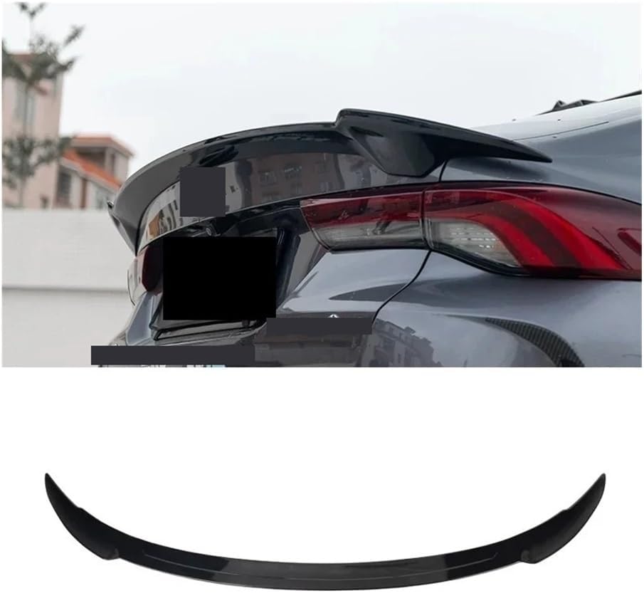 Compatible for Gac Trumpchi Empow Dodge Attitude 2021-2025 Car Styling Rear Spoiler Trunk Lip Tail Wing ABS Modification Auto Accessories(Glossy Black)