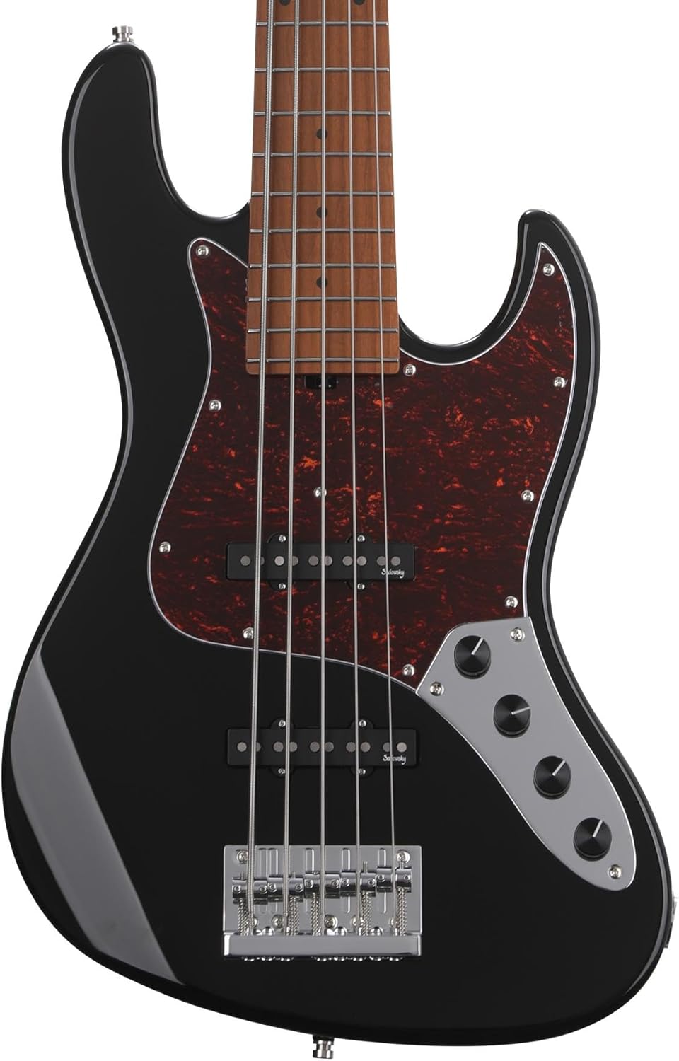 Sadowsky MetroExpress 21-fret Vintage JJ Bass, 5-string - Black High Polish