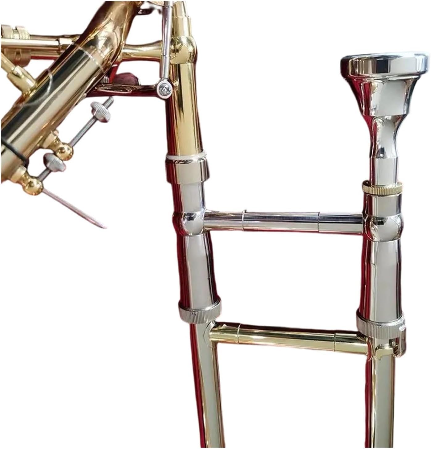 Adult Trombone Instrument Alto Trombone Bb/F Cupronickel Tuning Tube Professional