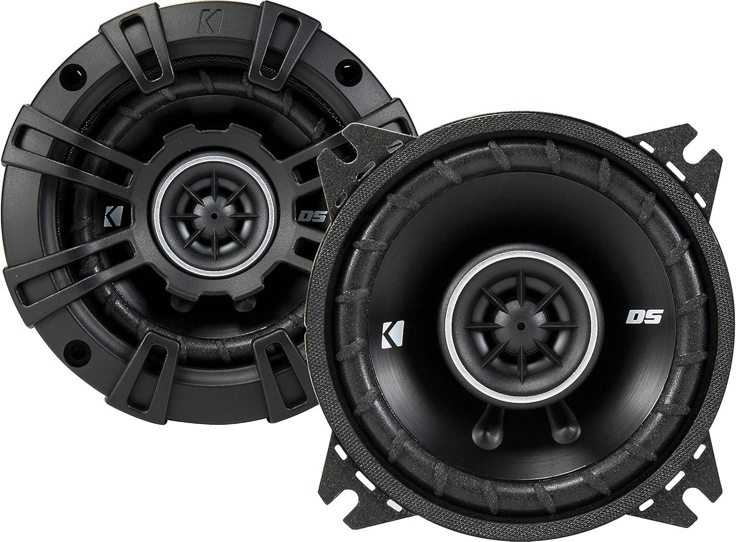KICKER DSC40 4-Inch (100mm) Coaxial Speakers, 4-Ohm (Pair)