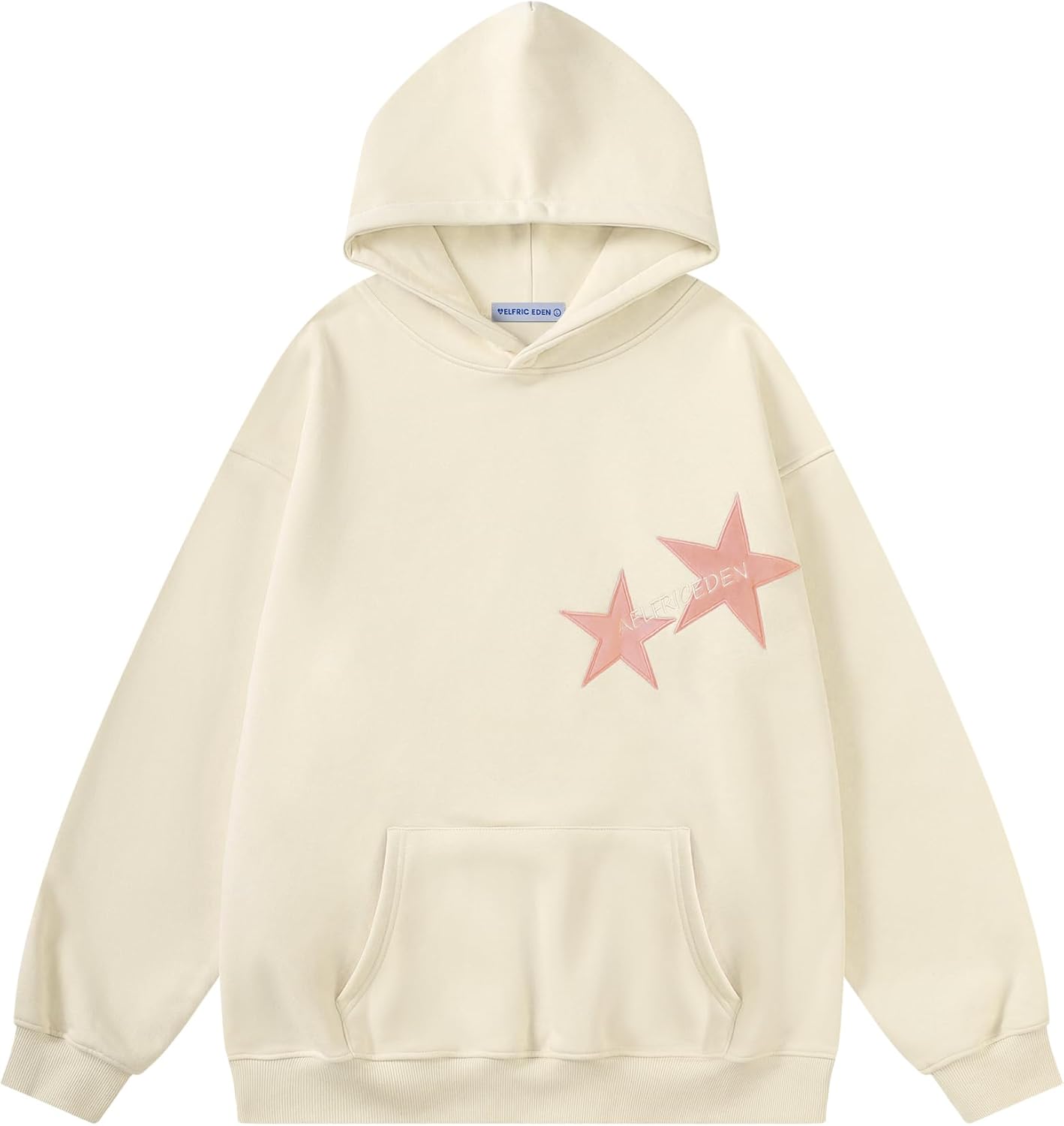 Aelfric Eden Star Hoodies Y2k Oversized Graphic Hoodies Aesthetic 90s Crewneck Sweatshirt Long Sleeve Pullover Tops