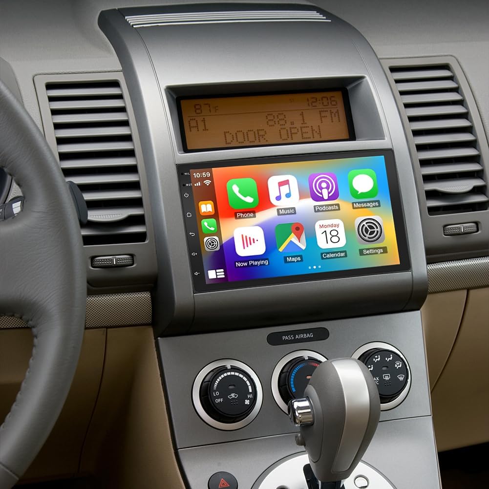 Android 13 Double Din Car Stereo Radio for 2007-2012 Nissan Sentra 7