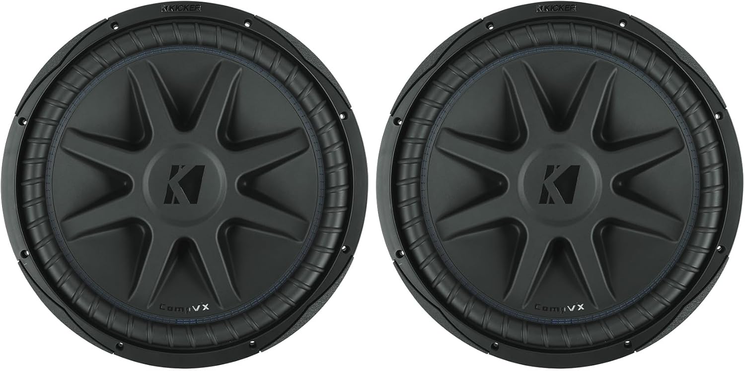 KICKER Bundle: (2) 50CVX152 COMPVX 15