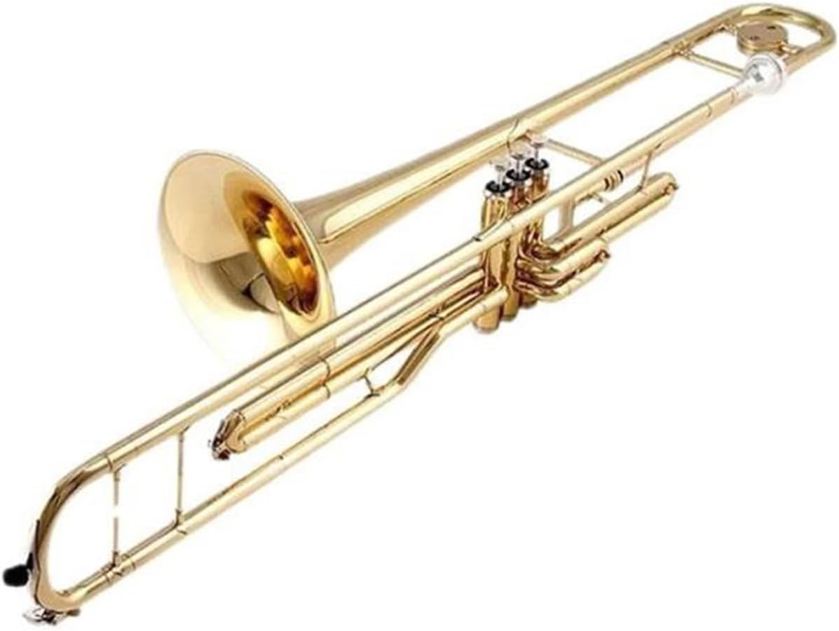 Adult Trombone Instrument B Flat Tenor Piston Trombone With Upright Keys