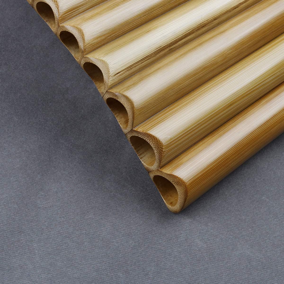 Professional Pan Flute Chinese Traditional Musical Instrument Pan Pipes Easy to Learn in 25 Pipes G Key (Right Hand)