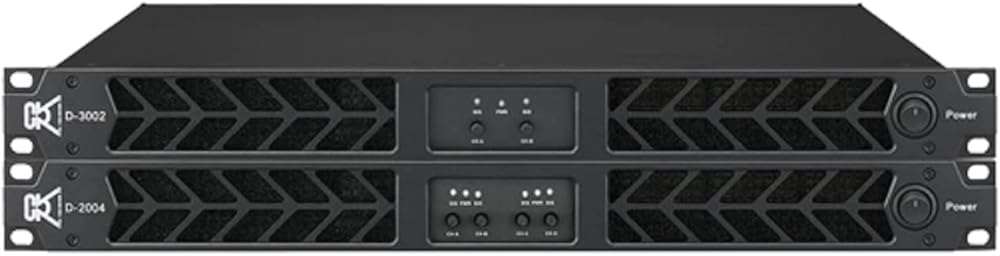 Cvr Audio D-654 Cvr Dj Power Amp 1870w X 4 Ch in 2 Ohm
