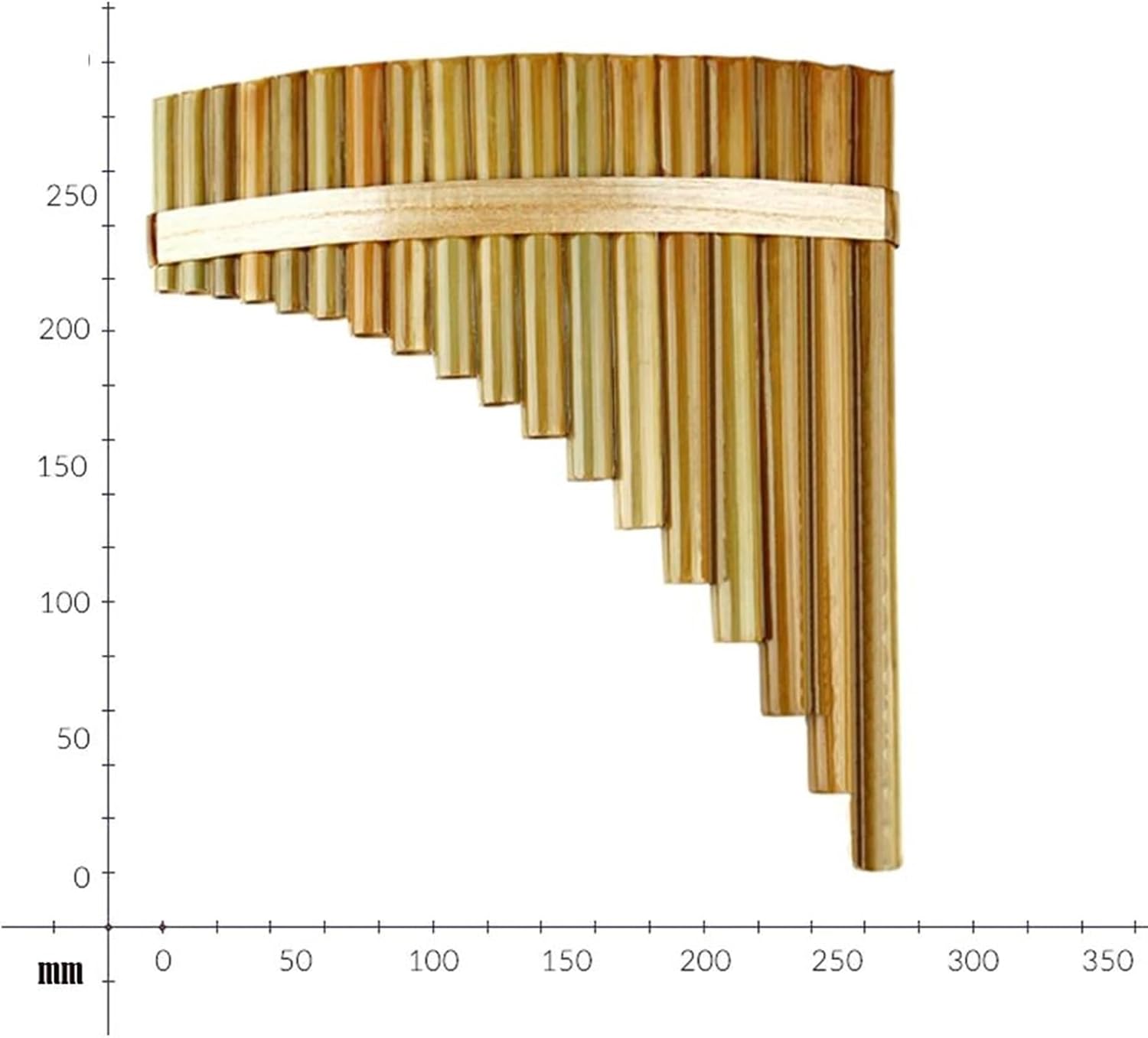 pan flute for beginners 18 Pipes F Key Pan Flute Woodwind Instrument Chinese Traditional Musical Instrument Pan Flute (Color : Right hand)