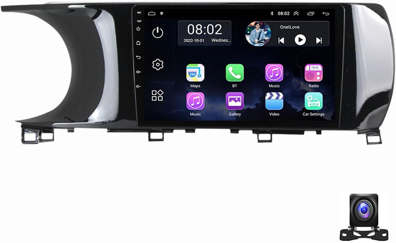 Android 11 Double Din Car Stereo Bluetooth Audio Receiver 9-Inch Touchscreen for KIA K5 3 2020~2021 with AHD Backup Camera, SWC, GPS Navigation, Carplay/Auto, FM Car Radio