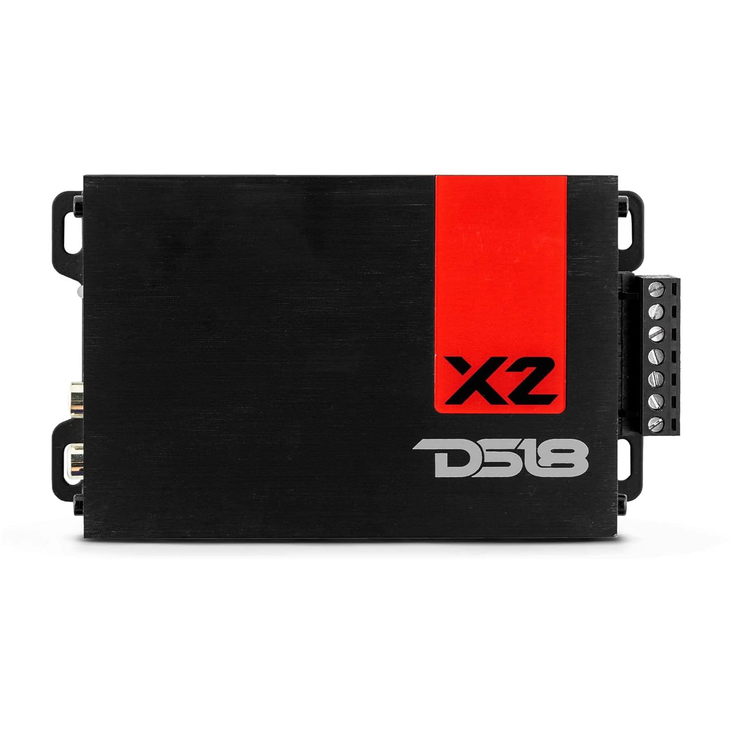 DS18 X2 Ultra Compact Car Audio Amplifier Class D 2 Channel Full Range 1140 Watts Peak (Renewed)