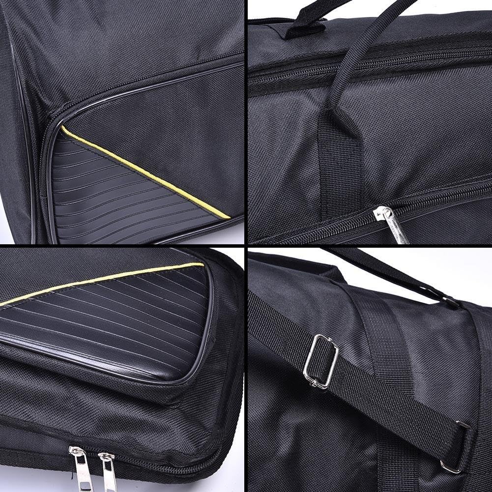 Trombone Case, 33.9 * 13.0 * 4.3 in Trombone Bag, Oxford Cloth Protect Musical Instrument from Bumps During Transport and Carrying for Alto/Tenor Players (Black)