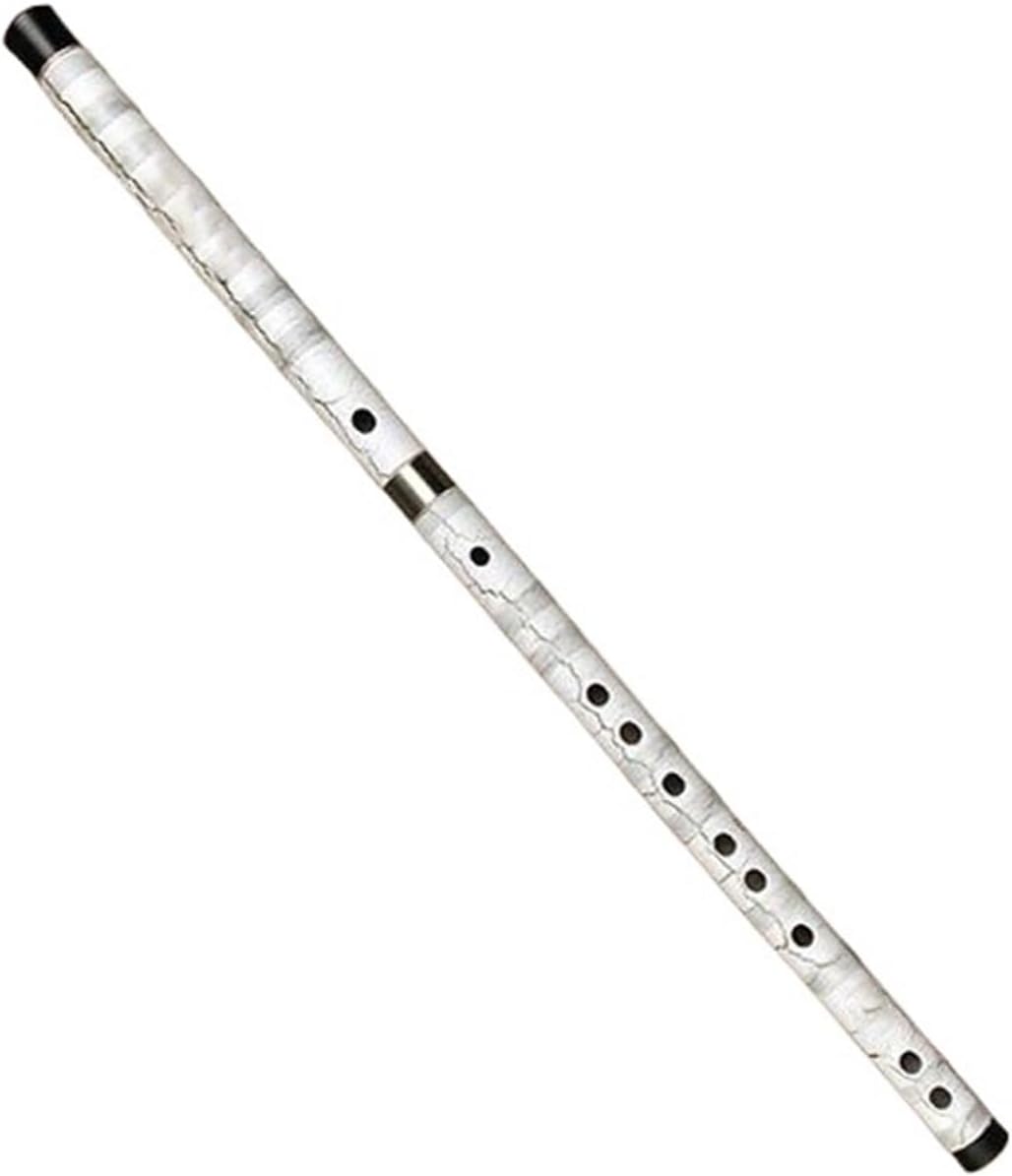 G Key White Flute Transparent String Instrument Traditional Handmade Woodwind(G Key)