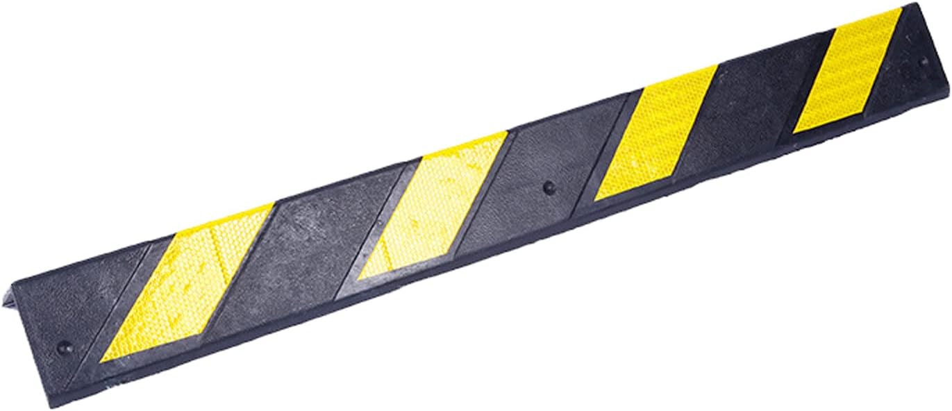 BTZHY Car Parking Protector Rubber Wall Corner Protectors, Parking Lot Reflective Protection Strips, Multi-Functional Anti-Collision Columns