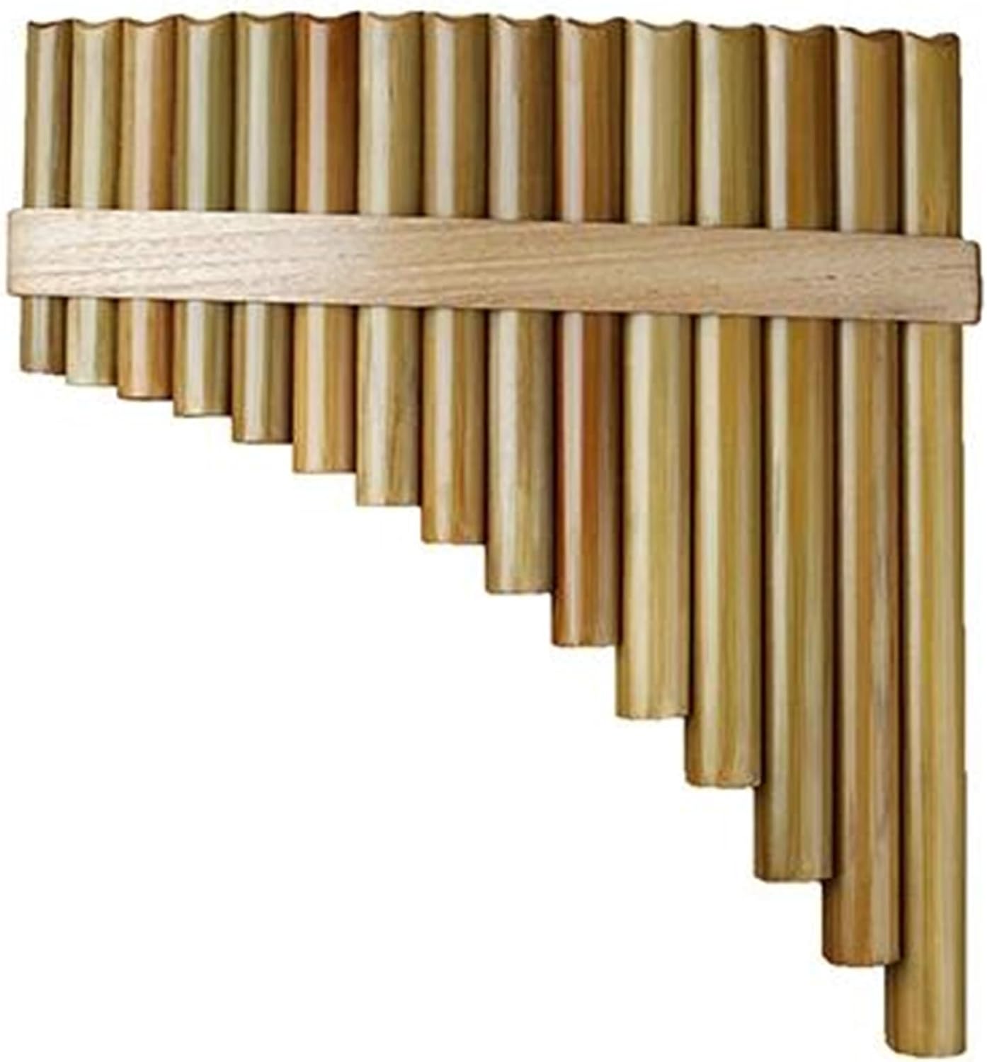 15 Pipes G Key Pan Flute Woodwind Chinese Traditional Musical Instrument(Color:Left-hand)