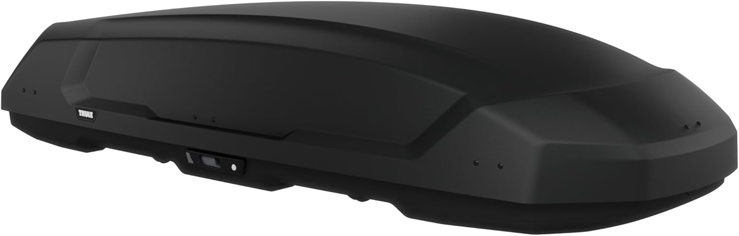 Thule Force 3 - Size XXL - 21 cu ft - Aerodynamic roof Mounted Box - Dual-Sided Opening with Locks - Tool-Free Install - Weatherproof Design - for SUVs, Trucks, Cars, EVs and More