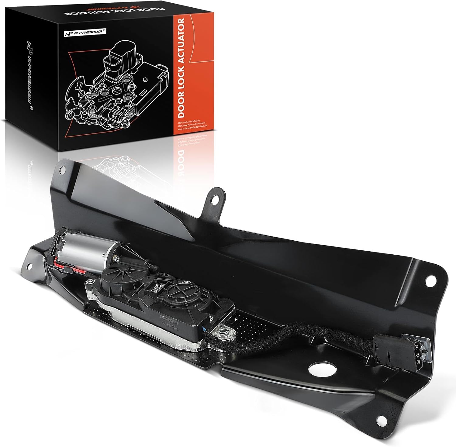 A-Premium Car Rear Luggage Cover Tailgate Locking Aid Compatible with 2007-2013 BMW E70 Series X5, Trunk Lock Actuator Closing Assist Unit with Motor 51247233909