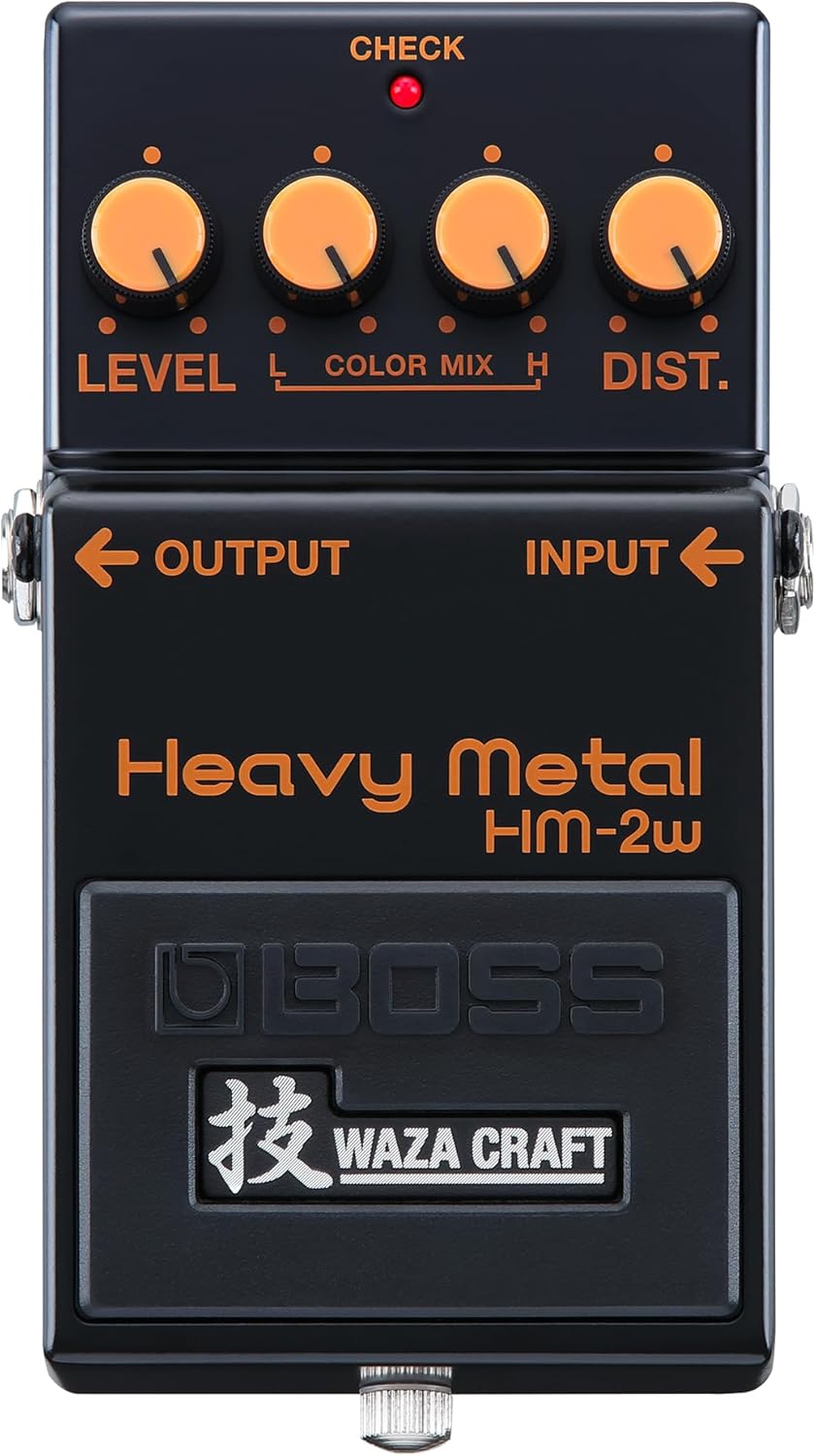 BOSS HM-2W Heavy Metal Guitar Effects Pedal | Legendary Chainsaw Tone of Swedish Death Metal | Waza Craft Edition | Standard HM-2 Mode and More Aggressive Custom Mode