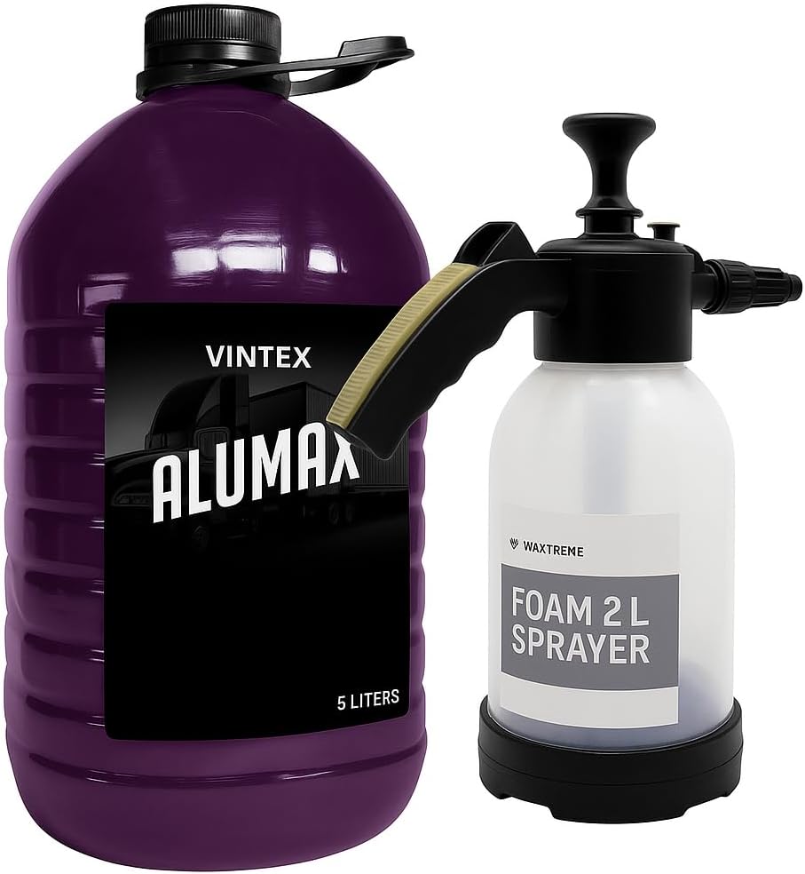 Aluminum Cleaner 5 Liters + Waxtreme Foam 2L Sprayer