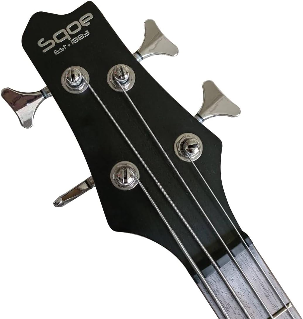 4 String Electric Bass Guitar,Full Size P Bass Beginner Kit with Active Passive Humbucker Pickup,Solid Rosewood Body for Kids,Boy and Girl with Gigbag