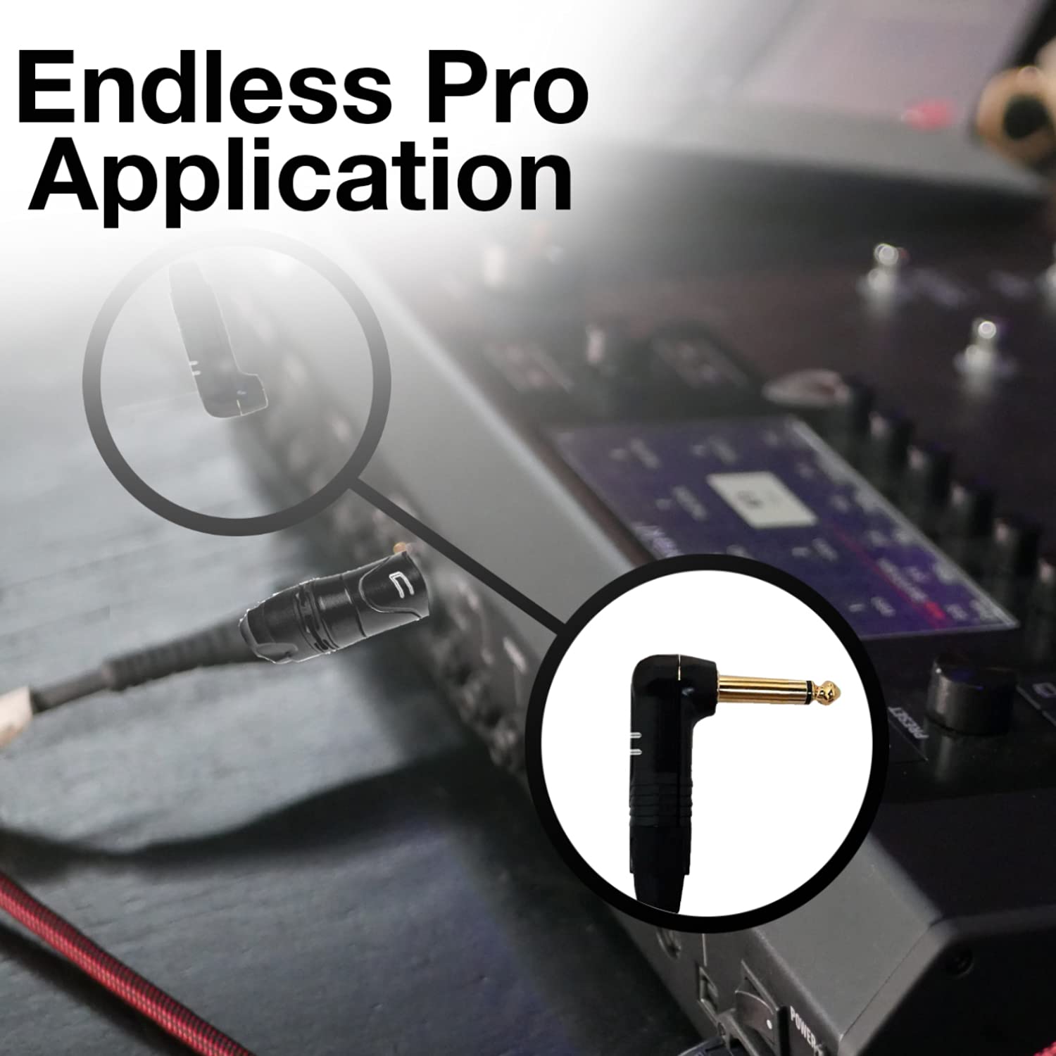 COLUBER CABLE Right Angle 1/4