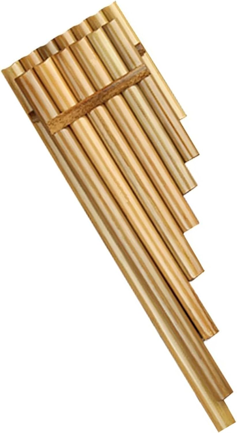 pan flute for beginners 13 Pipes Left Hand Pan Flute G Key Folk Musical Instruments Original Colour Flute Woodwind Instrument Pan Pipes