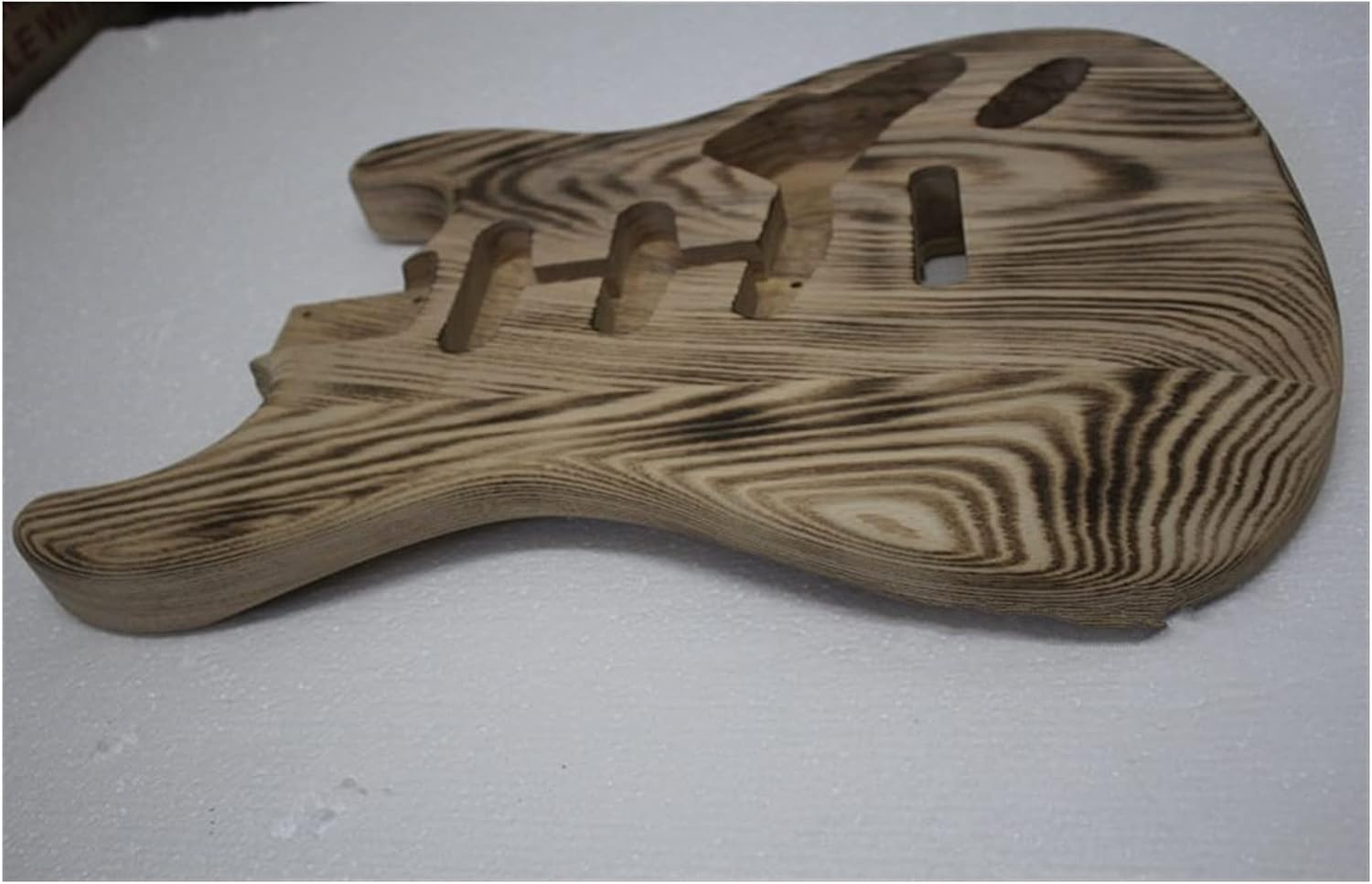 FLFL DIY Unfinish Ash Wood Electric Guitar Body Unfinished Guitar Kit