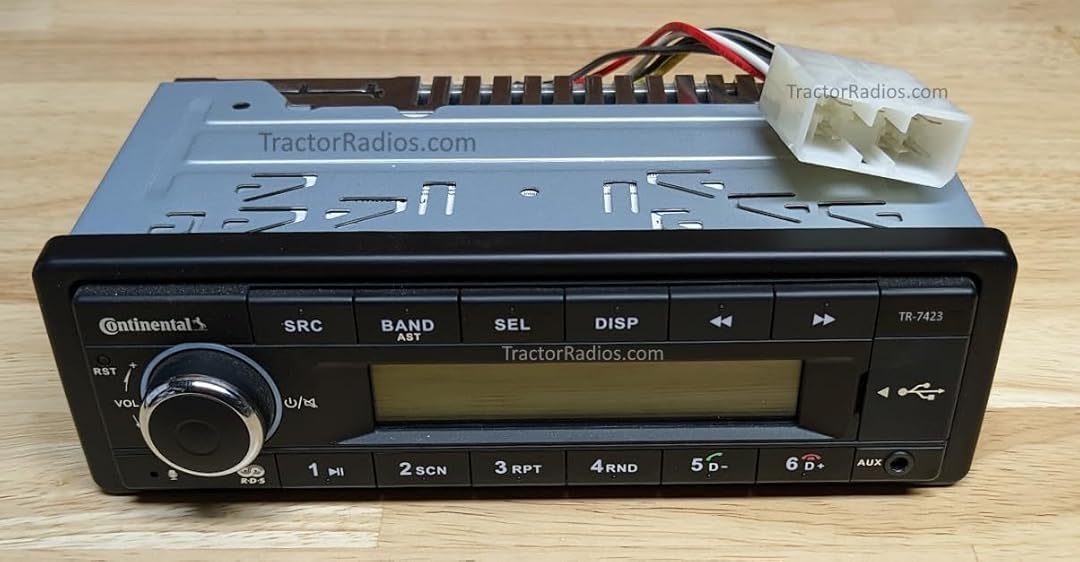 24 Volt HD Radio Bluetooth Excavator Compatible with Deere Komatsu Sumitomo Kobelco Takeuchi Kato Case Sanyo