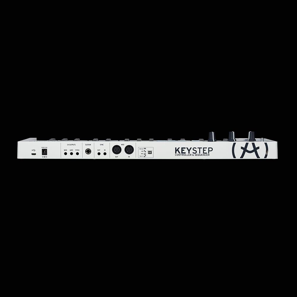 Arturia 430201 KeyStep 32-Key MIDI Controller and Sequencer Keyboard White Bundle with 2 YR CPS Enhanced Protection Pack
