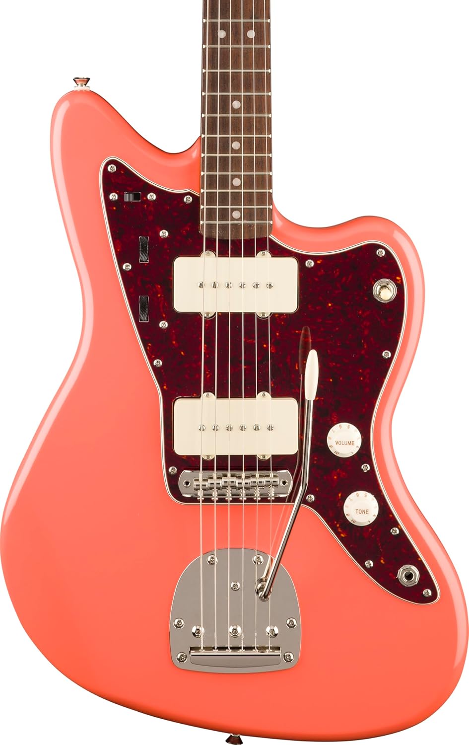 Classic Vibe '60s Jazzmaster, Laurel Fingerboard, Tortoishell Pickguard, Tahitian Coral